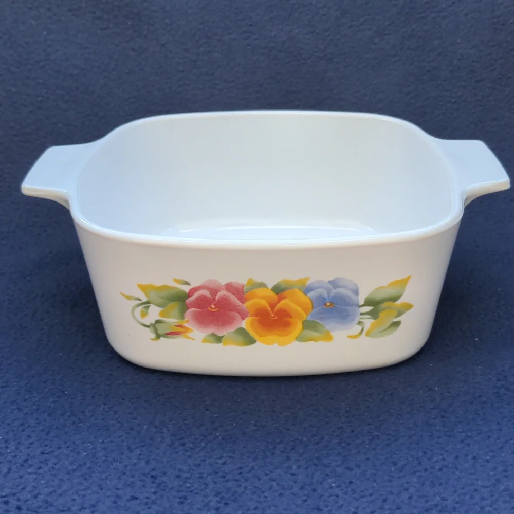 Vintage Corningware Summer Blush 1.5 Liter Casserole Dish